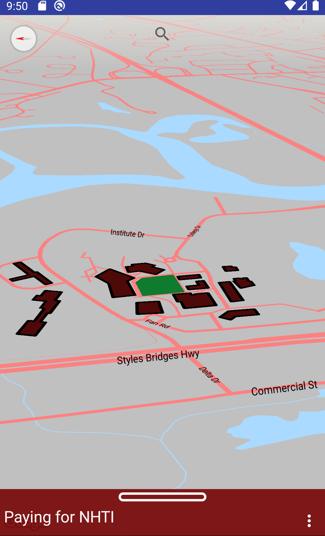 Campus Map interface